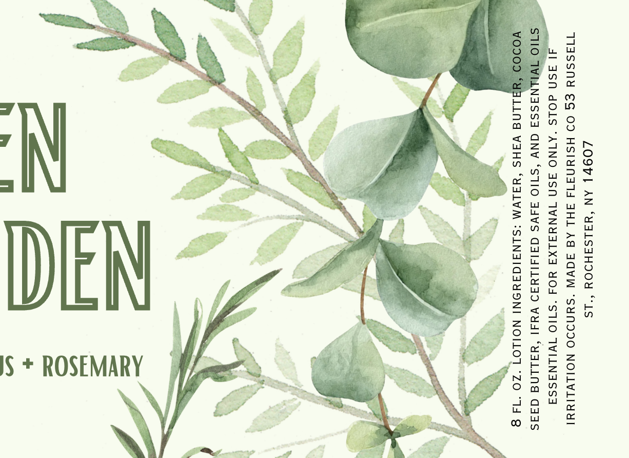 Zen Garden | 8 oz Pump | Hand + Body Lotion