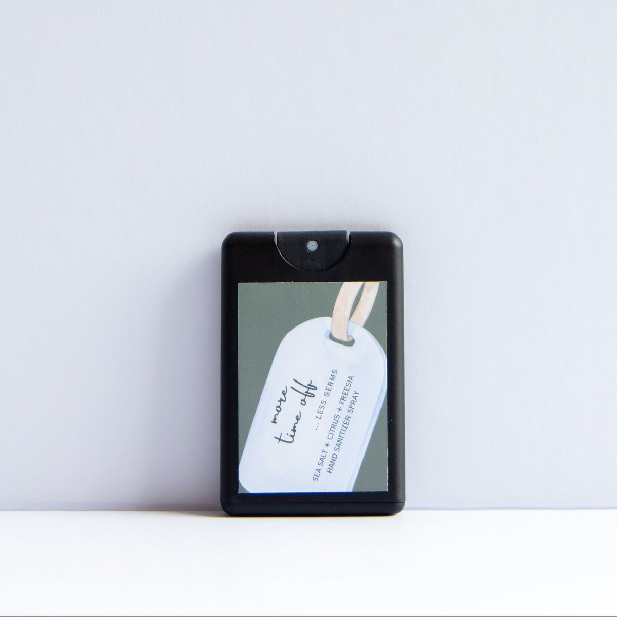 Time Off | Black | 20 ml Pocket Hand Sanitizer Spray