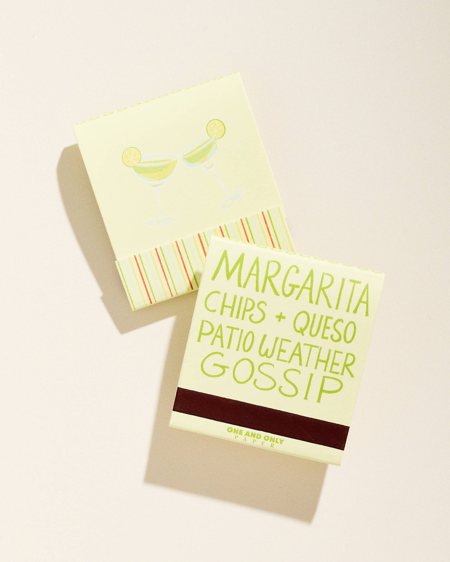 Margarita Printed 10 Stem Matchbook