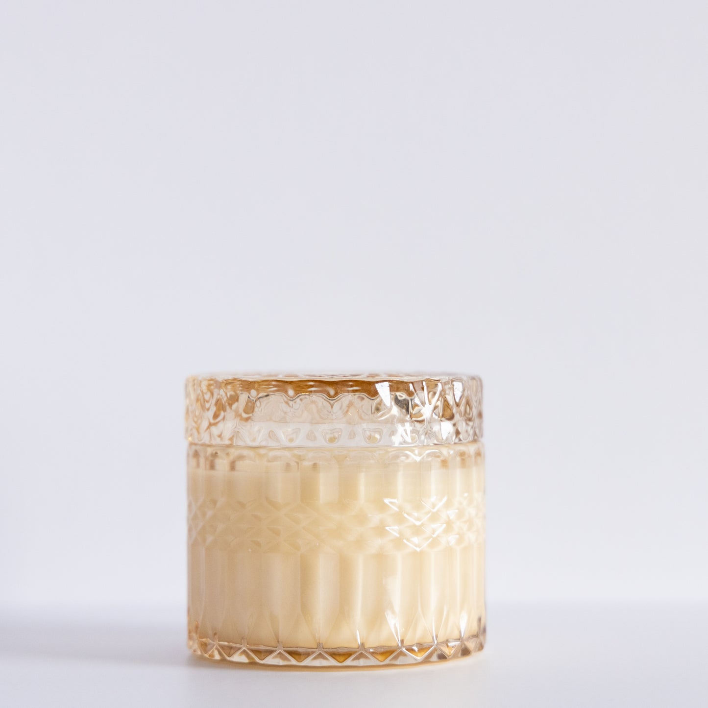 Bake Shop | Champagne | 7 oz Fancy Glass with Lid Double Wick Artisan Candle