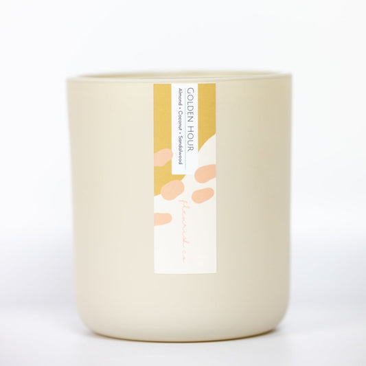 Pure Soy Candle | Golden Hour | 15 oz Double Wick |