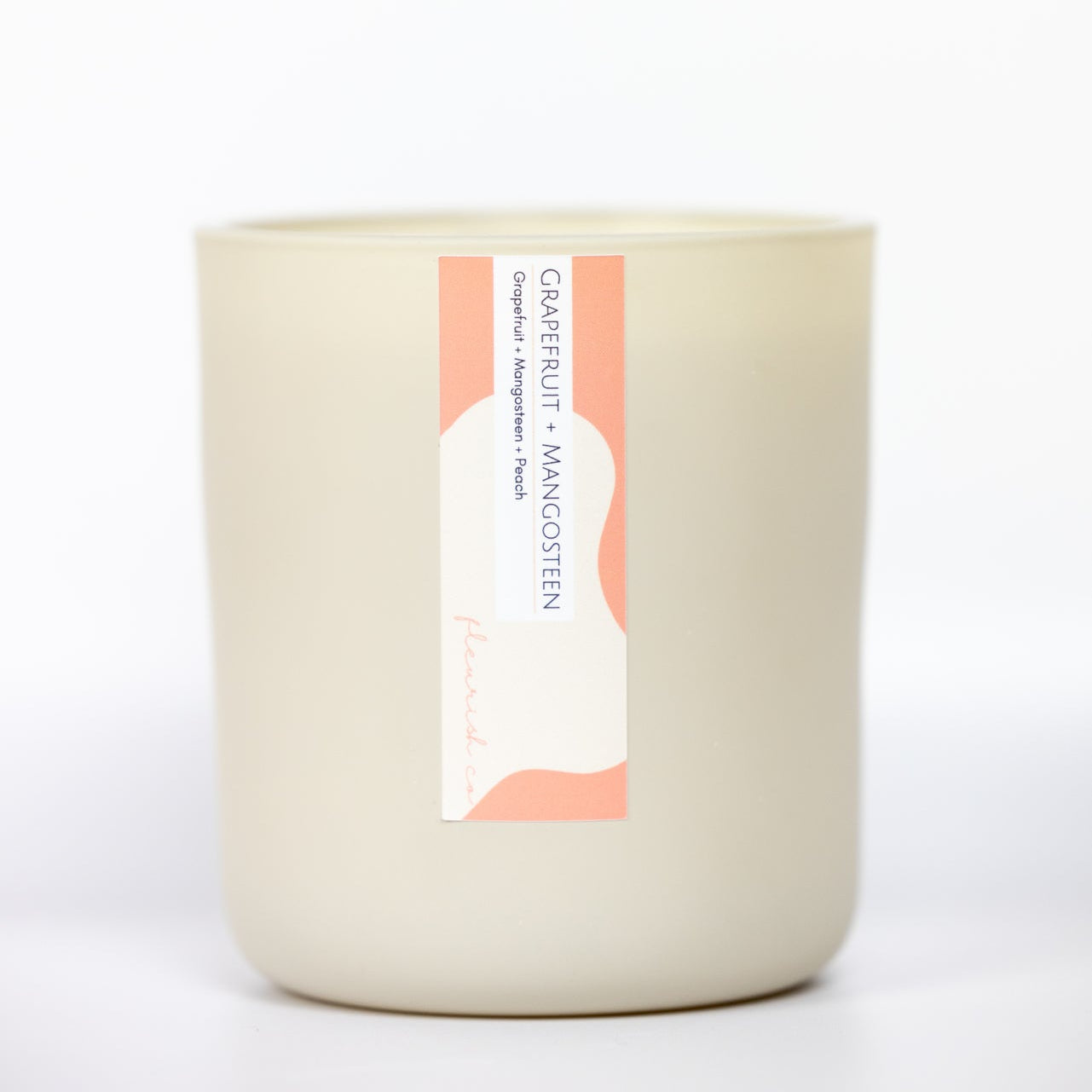 Pure Soy Candle |  Grapefruit + Mangosteen | 15 oz Double Wick