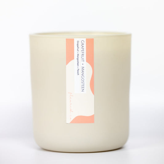 Pure Soy Candle |  Grapefruit + Mangosteen | 15 oz Double Wick