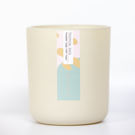 Pure Soy Candle |  Tropical Sage | 15 oz Double Wick