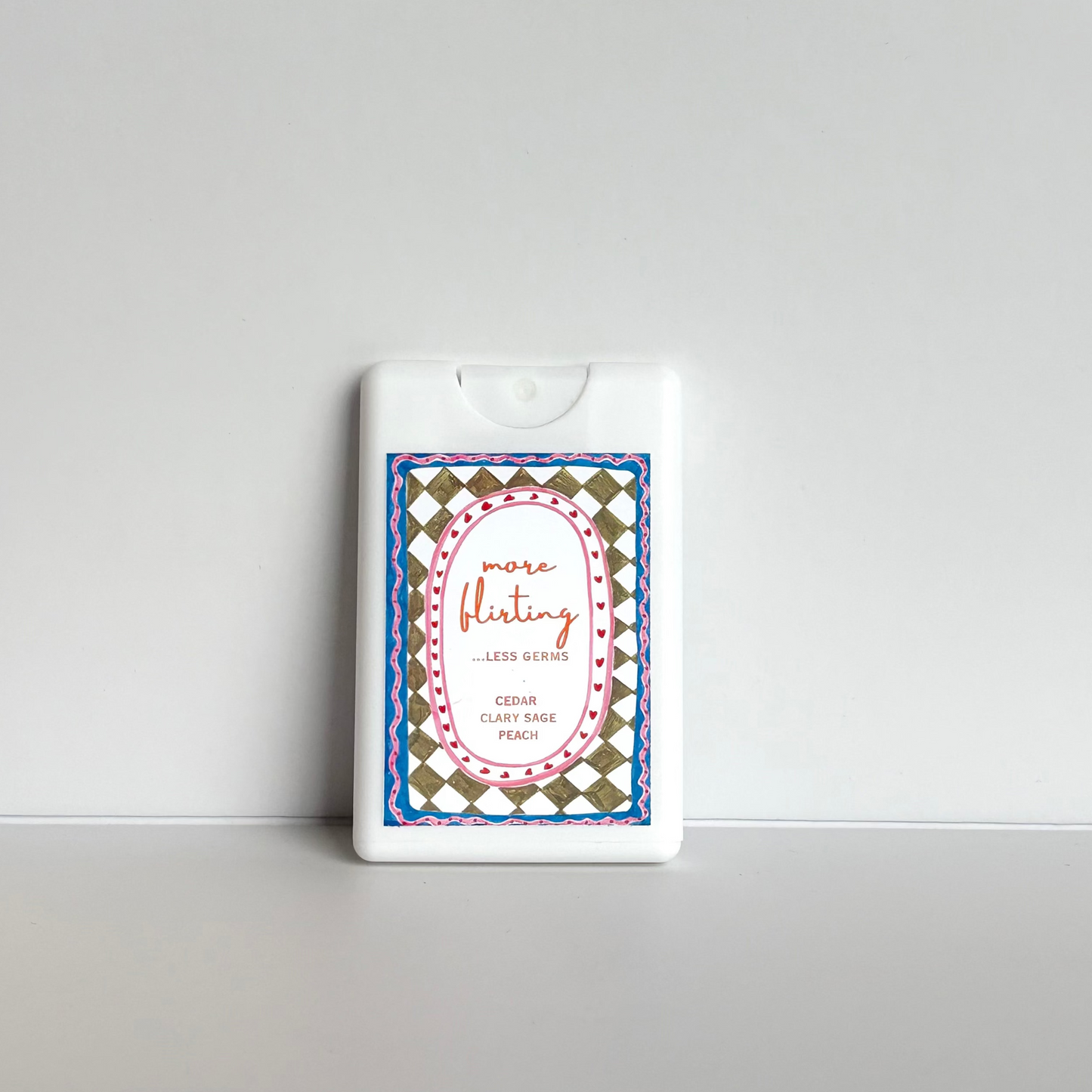 Flirting | White | 20 ml Pocket Hand Sanitizer Spray