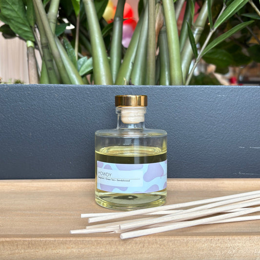 Reed Diffuser | Clear with Gold Lid