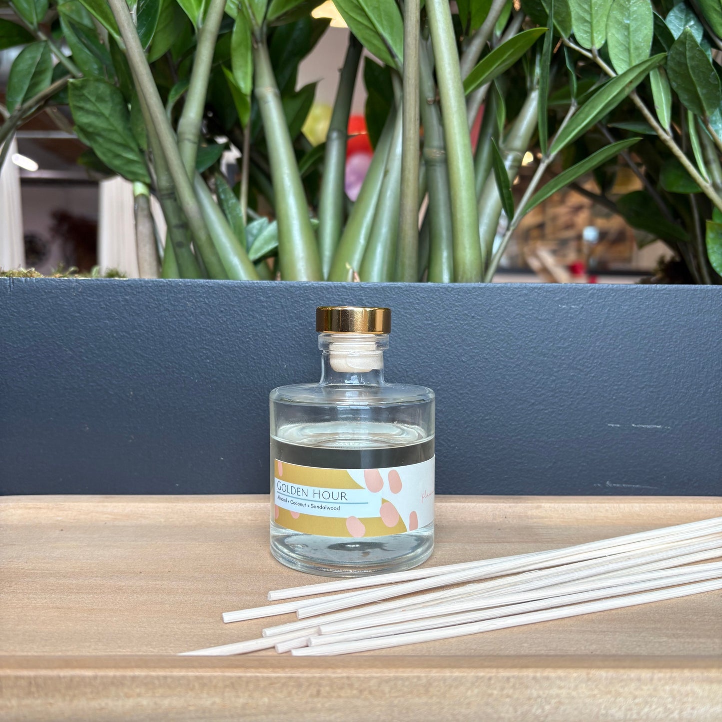 Reed Diffuser | Clear with Gold Lid