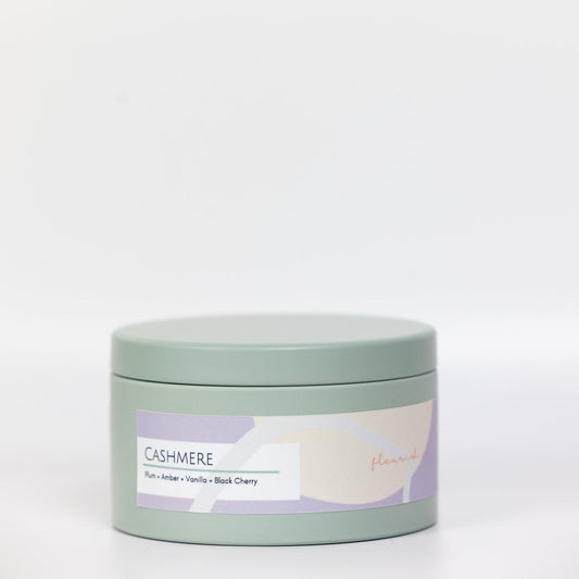 Pure Soy Candle | Cashmere | 6 oz Metal Tin with Lid