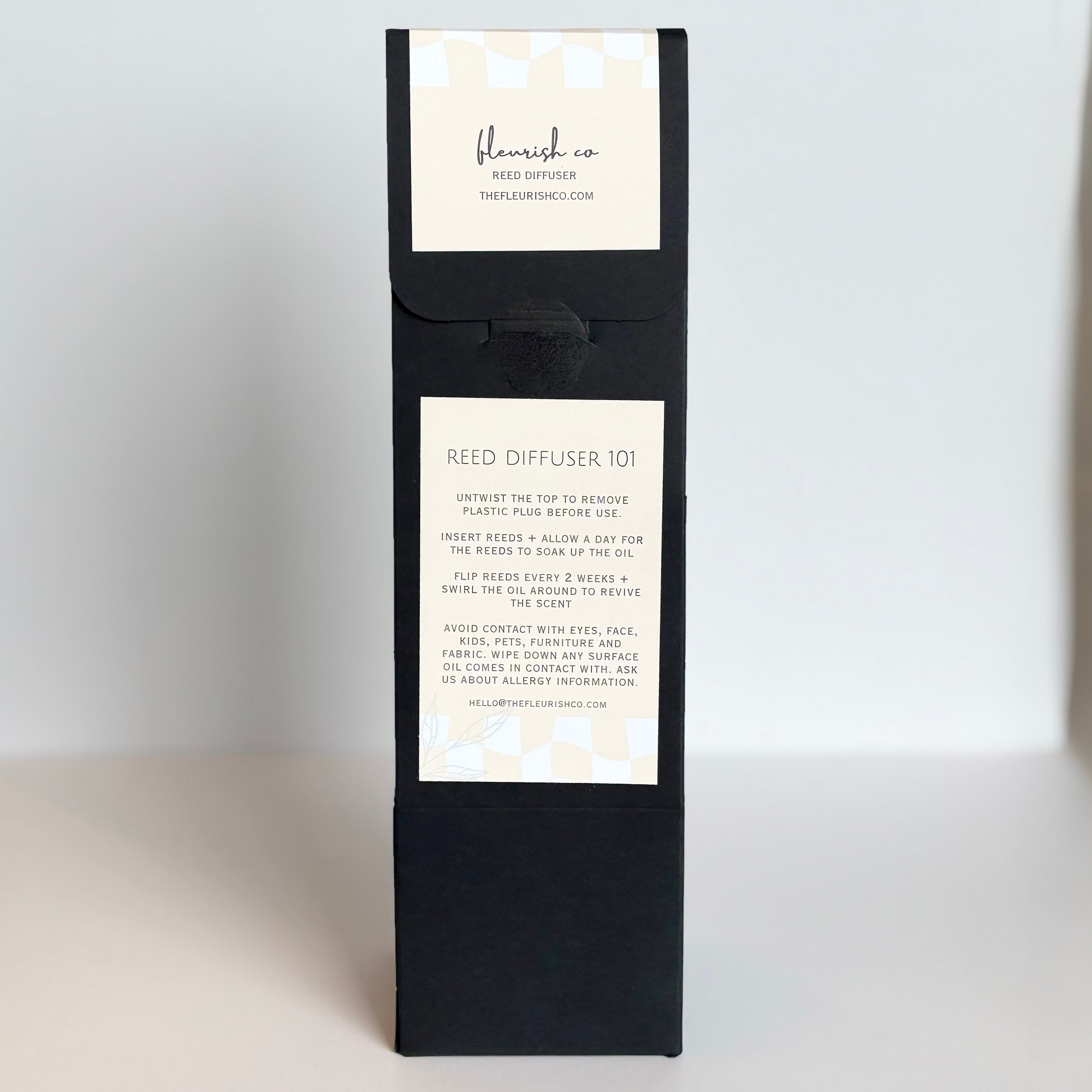 Market Morning Reed Diffuser Back
of Box