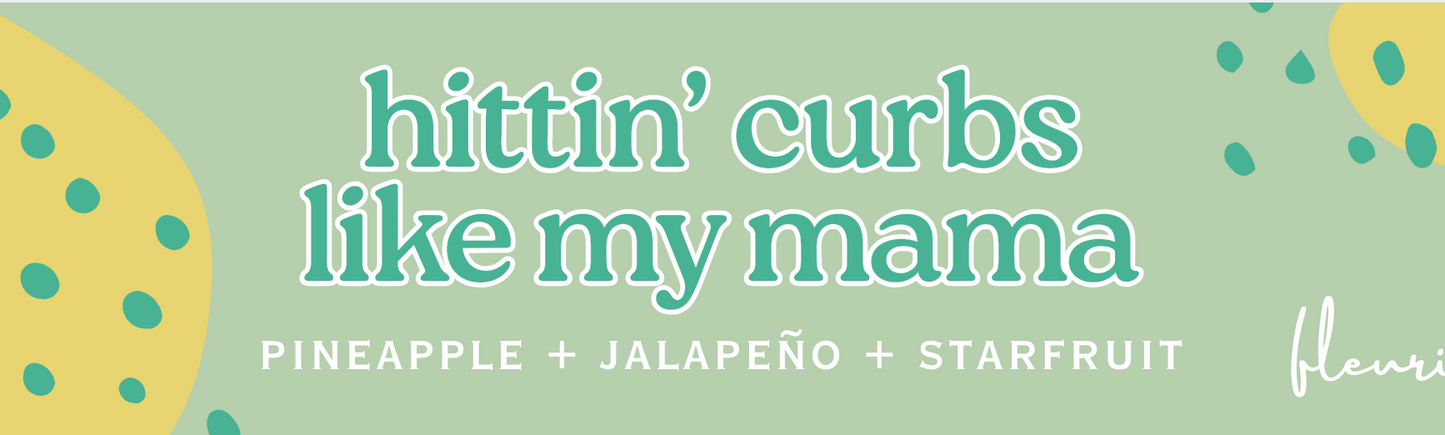 Hittin' Curbs Like My Mama | Car Freshener