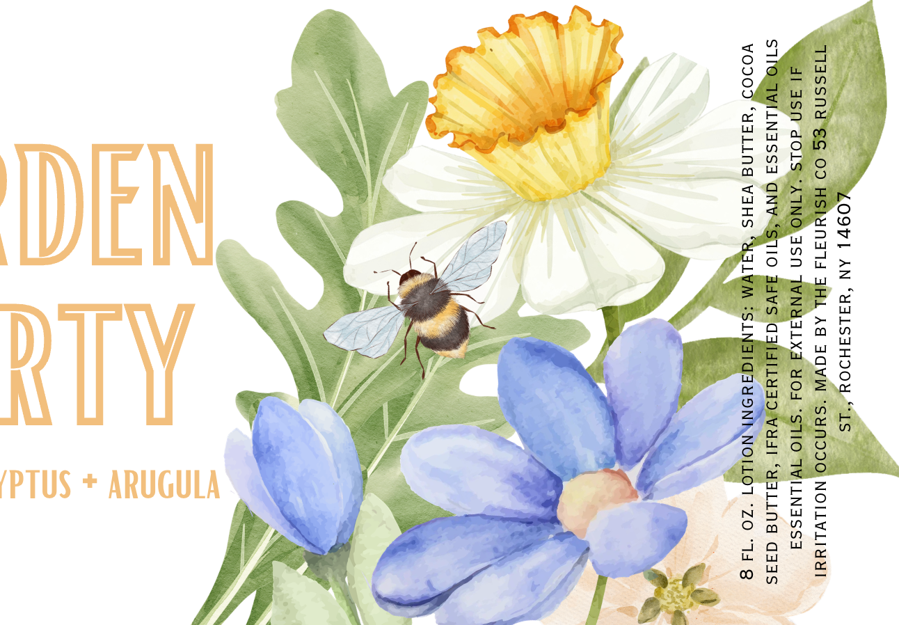 Garden Party | 8 oz Pump | Hand + Body Lotion