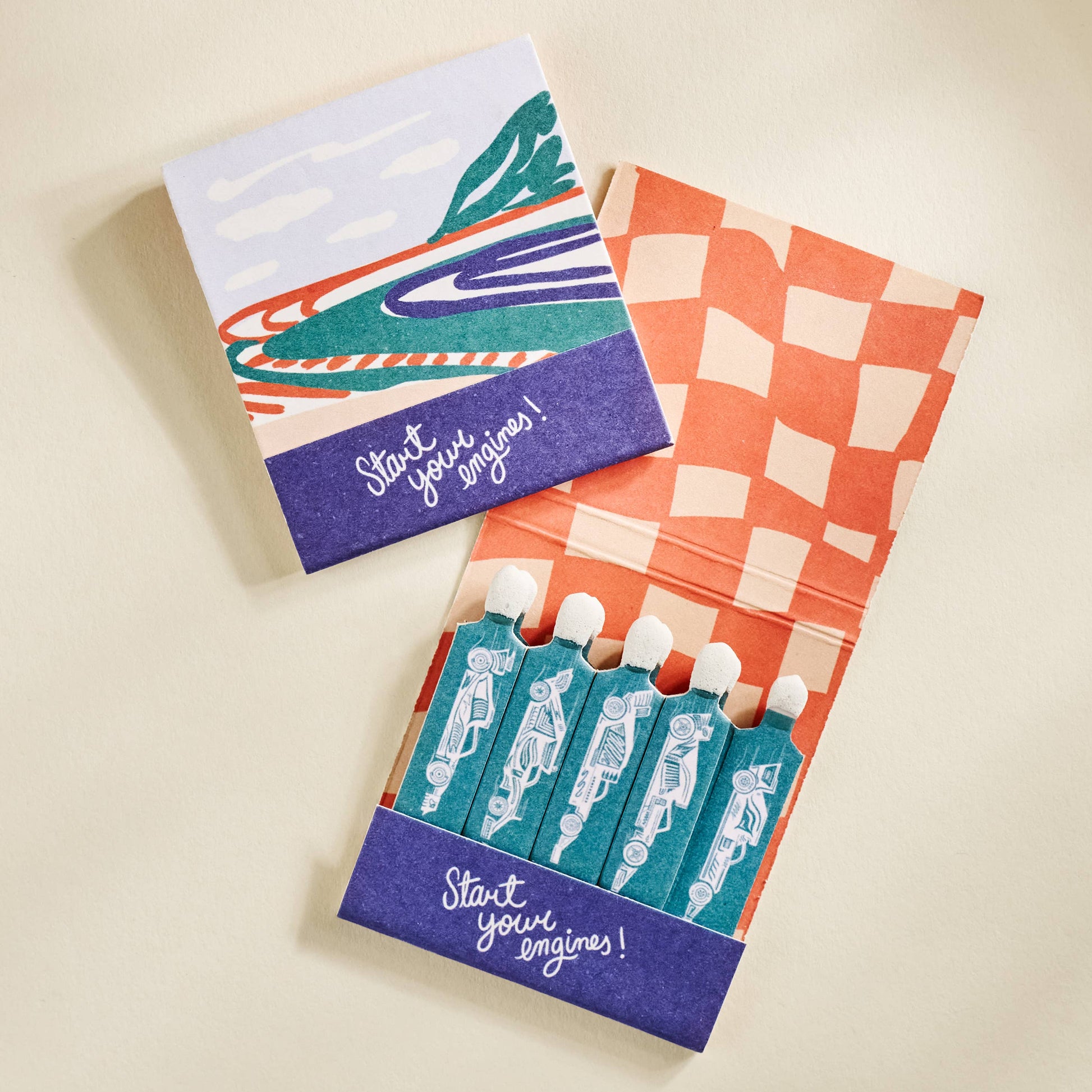 Matchbook- Racecar Theme